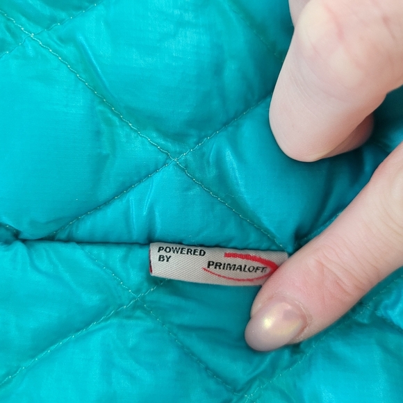 North Face Thermoball Eco Quilted Lightweight Full Zip Jacket Blue Green Medium - Picture 6 of 15